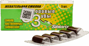 Жевательная смолка Siblarix 5 гр (БАД)