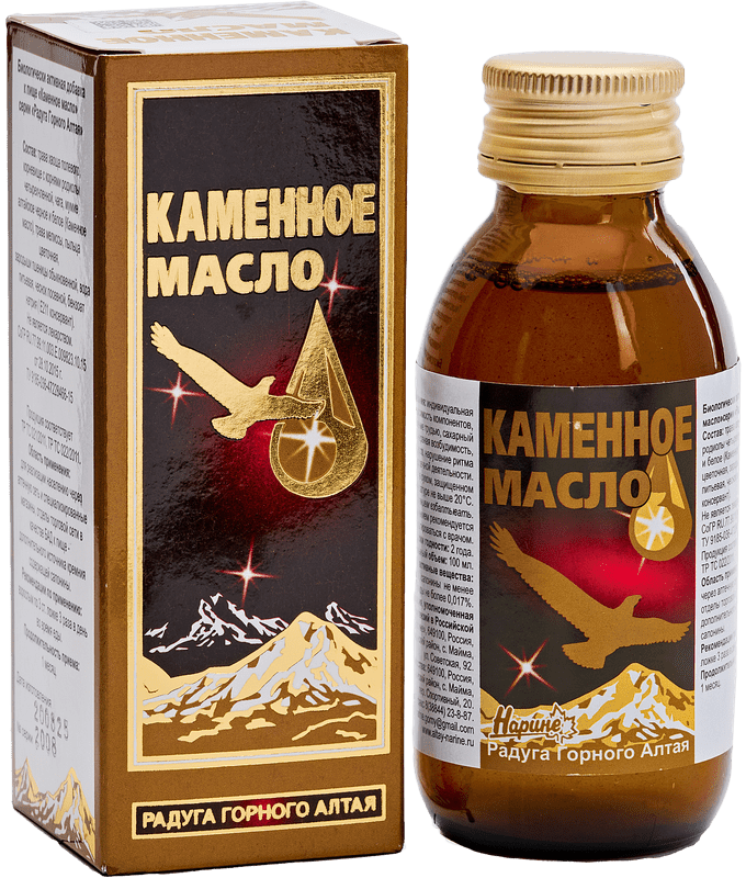 Каменное масло (жидкое) 100мл (БАД)