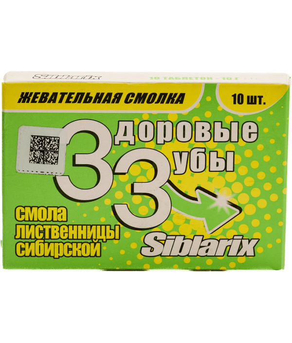 Жевательная смолка Siblarix 10гр (БАД)