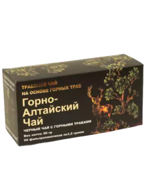 Чай Горно-Алтайский чёрный, 40 фильтр-пакетов — Нарине