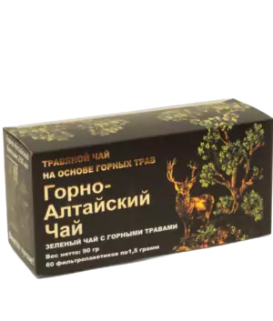 Чай Горно-Алтайский зелёный, 40 фильтр-пакетов — Нарине