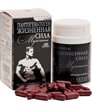 Пантогематоген "Жизненая сила мужчины" (в капсулах) 100*0,23г(БАД)